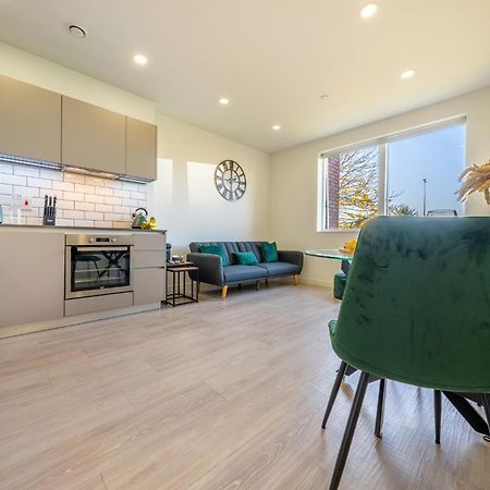 Luxury 1 Bedroom Serviced Apartment With Roof Terrace & Gym Stevenage Exterior foto